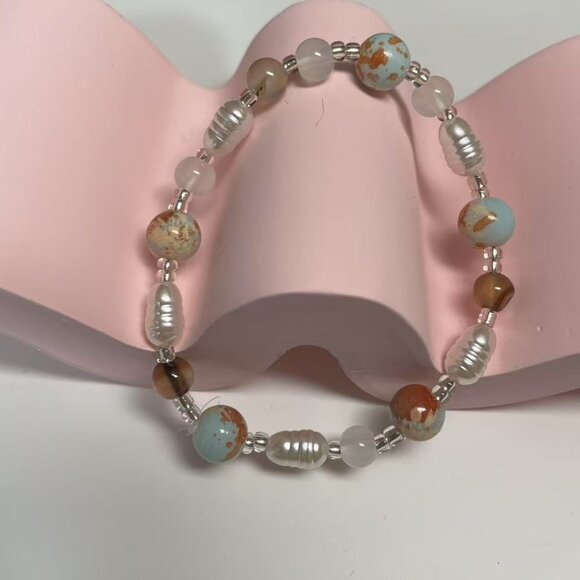 Multicolor Bead Bracelet, Novel Derivative Bracelet - Picture 11 of 13